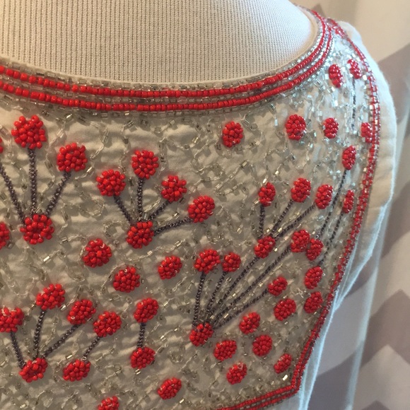 French Connection Beaded Sleeveless Top - Picture 5 of 7